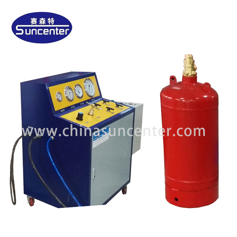 Suncenter dazzling automatic filling machine at discount for fire extinguisher-gas booster-hydro tes-1