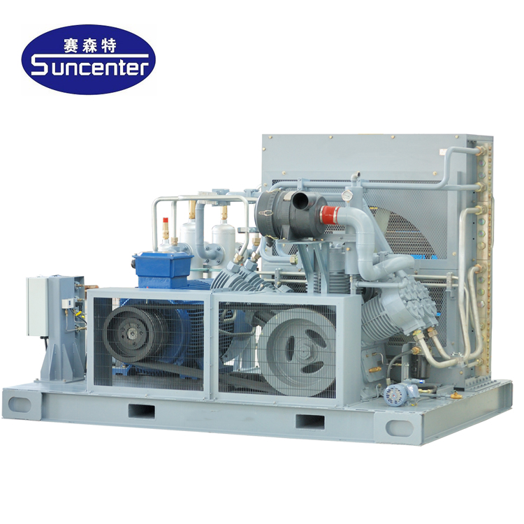 High pressure gas compressor