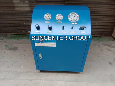 O equipamento de reforço do ar paralelo do SunCenter DGV02-2 chegou