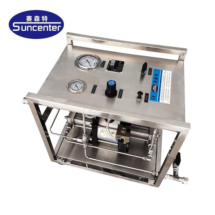 Pneumatic chemical reagent injection pump
