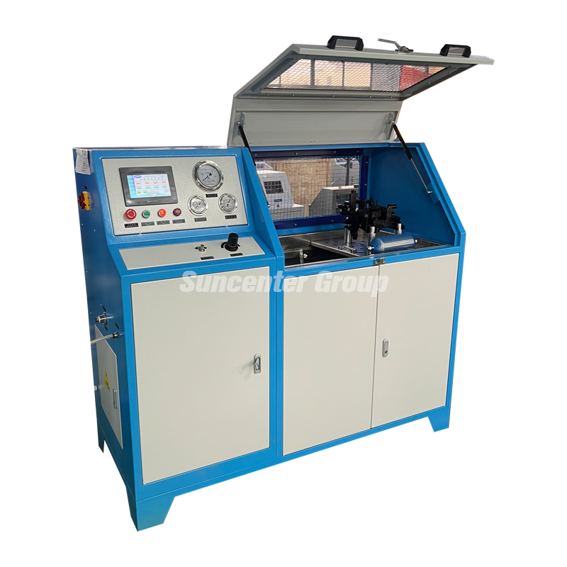 PLC + Touch screen Controlled Hydro Test Bench ( for Hydrostatic test / Burst test / Leak test )