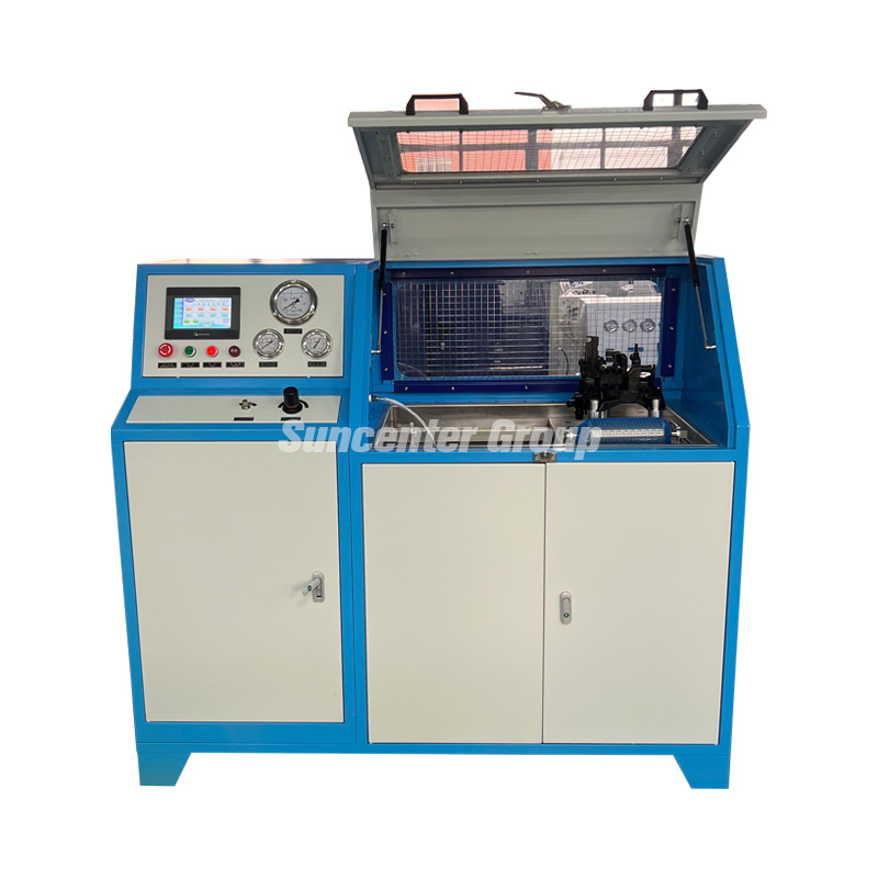 PLC + Touch screen Controlled Hydro Test Bench ( for Hydrostatic test / Burst test / Leak test )