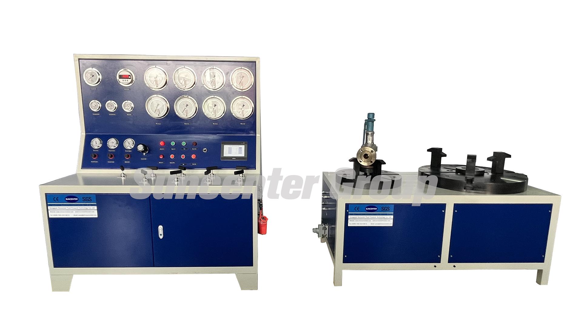 Suncenter High Pressure PLC Control Safety Valve Test Bench
