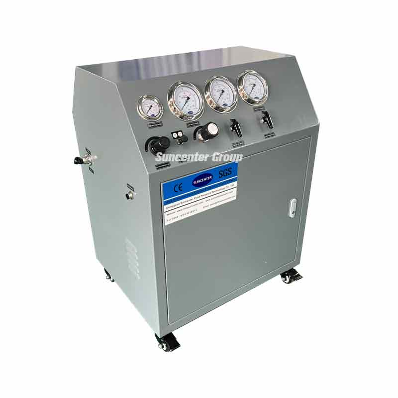 Suncenter High Pressure Pneumatic Oil-free Oxygen Booster System with 20L Gas Storage Tank