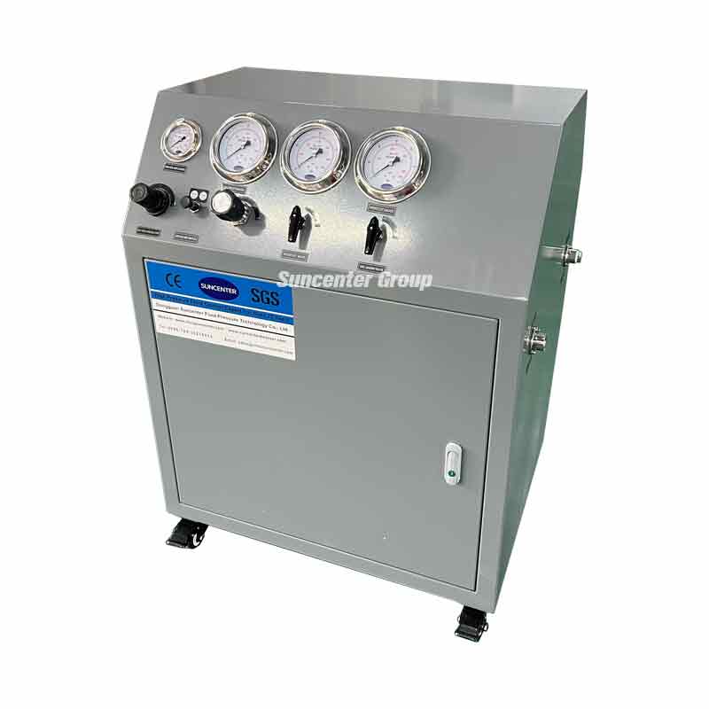 Suncenter High Pressure Pneumatic Oil-free Oxygen Booster System with 20L Gas Storage Tank