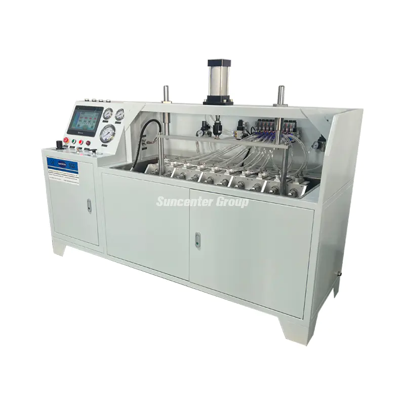 Suncenter Unveils Custom 10-Station Airtightness Tester with Immersion Tank for Industrial Equipment