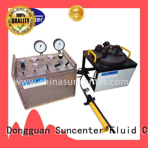 Suncenter industry-leading gas pressure test from manufacturer