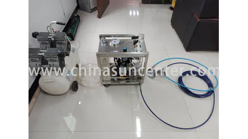 Suncenter long life hydro test pump overseas market for petrochemical