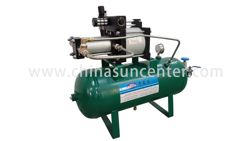 Suncenter light weight booster air compressor manufacturer for natural gas boosts pressure