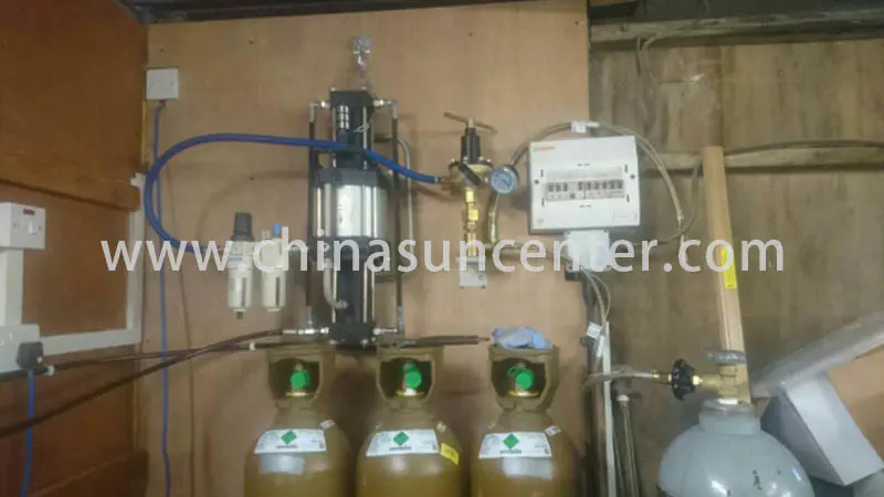 Suncenter outlet nitrogen pumps type for safety valve calibration