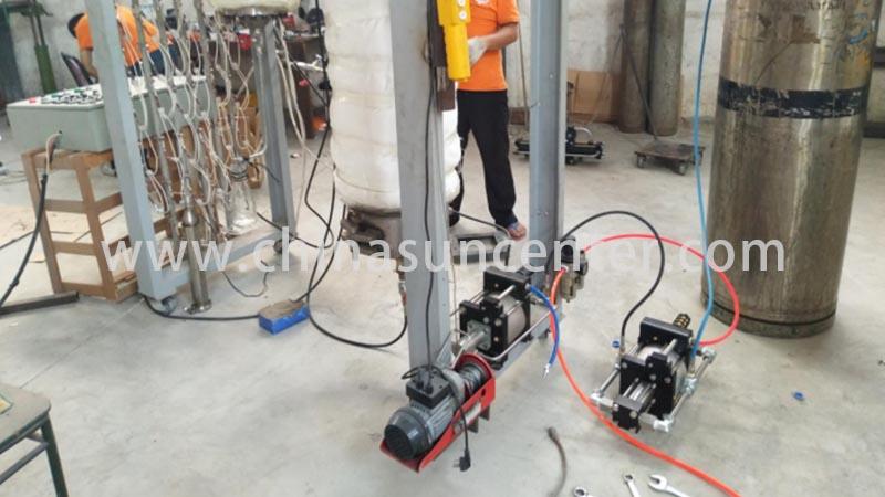 Suncenter liquid booster pump system owner for safety valve calibration