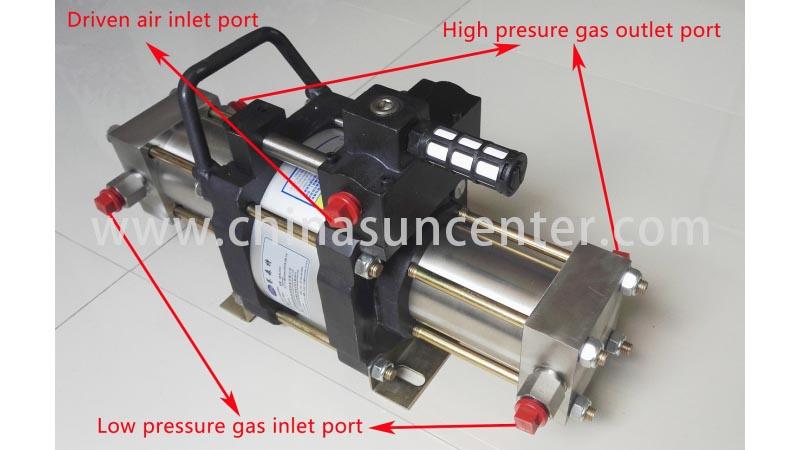 Suncenter model nitrogen pump type for natural gas boosts pressure