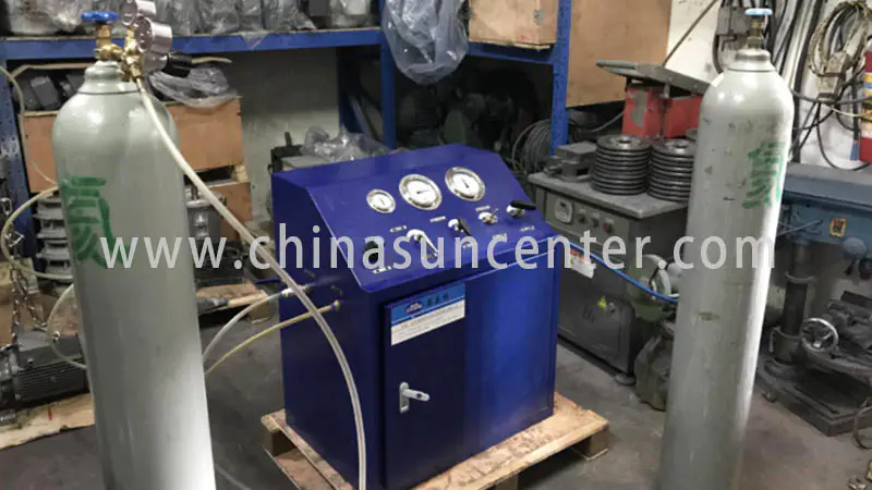 Suncenter safe nitrogen pumps factory price for safety valve calibration