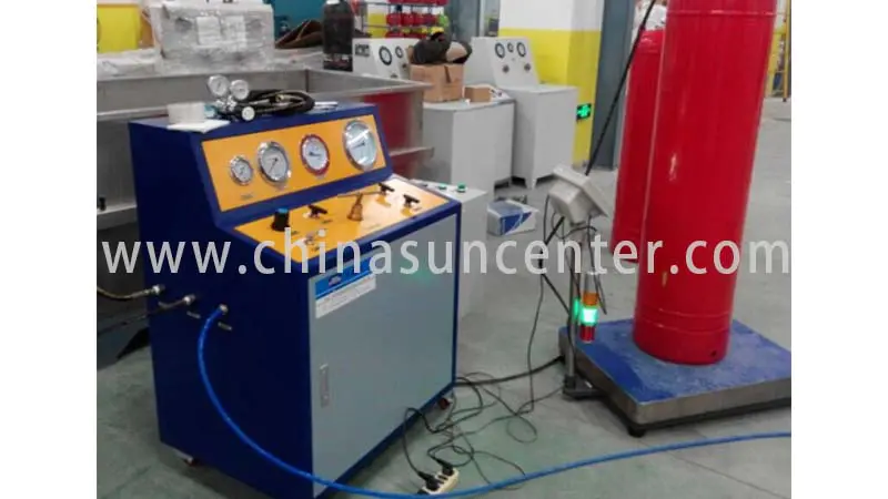 Suncenter co2 automatic filling machine for fire extinguisher