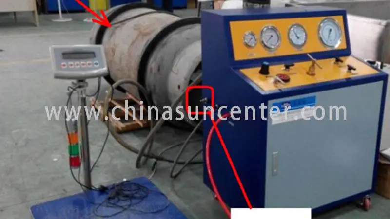 automatic automatic filling machine for fire extinguisher Suncenter