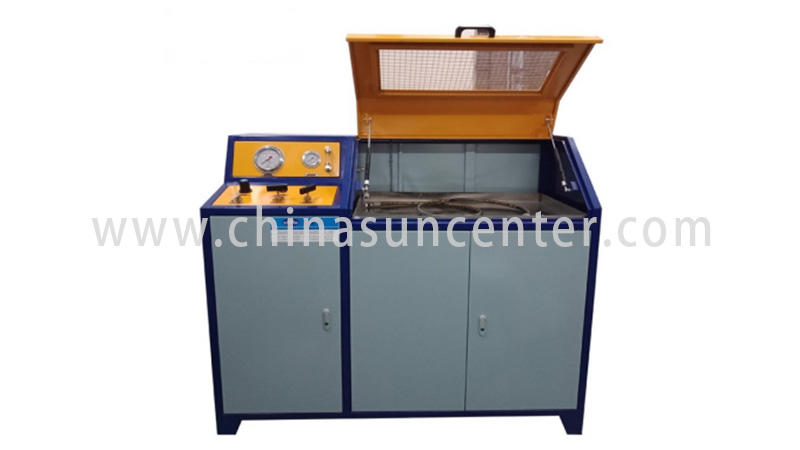 Suncenter hydraulic compression testing machine application for flat pressure strength test