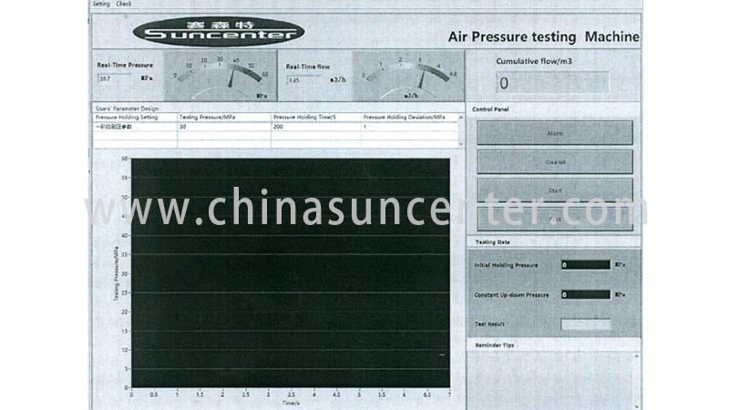 Suncenter professional compression testing machine solutions for flat pressure strength test