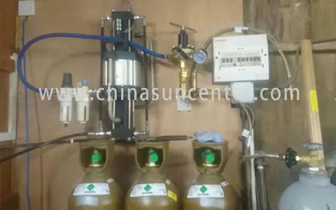 DGD model gas booster pump for cylinder transfer/filling