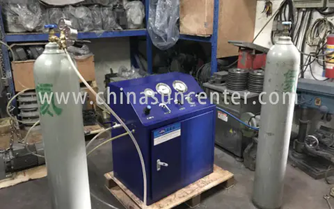 DGS-DGT25 model gas booster for helium gas cylinder transfer and filling