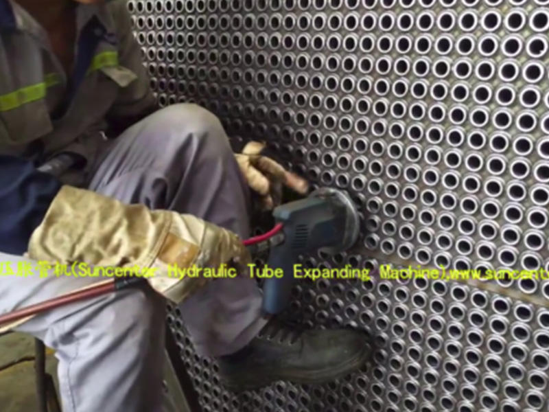 video of Hydraulic pressure tube expanding machine