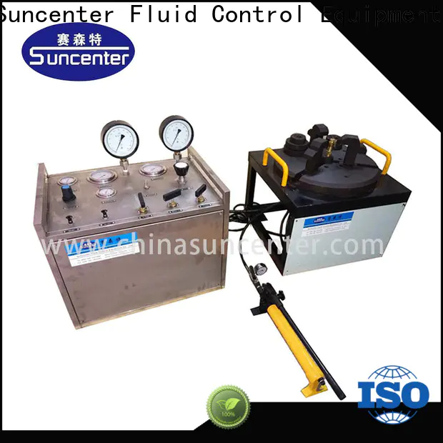 energy saving valve test bench safety type for factory