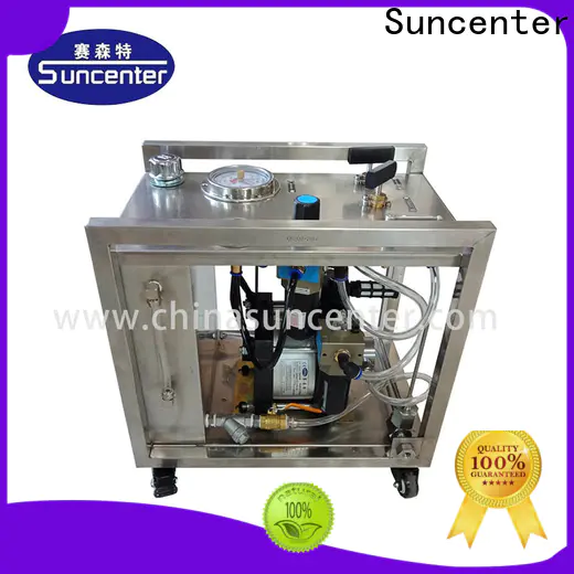 Suncenter pressure hydro test pump overseas market for mining