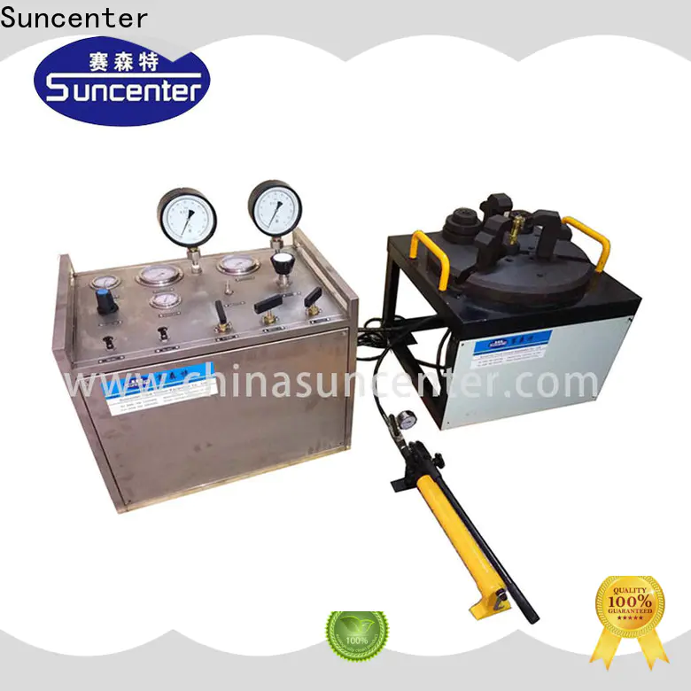 Suncenter bench gas pressure test in china for factory