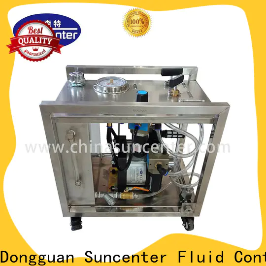 Suncenter series hydrostatic test pump sensing for petrochemical