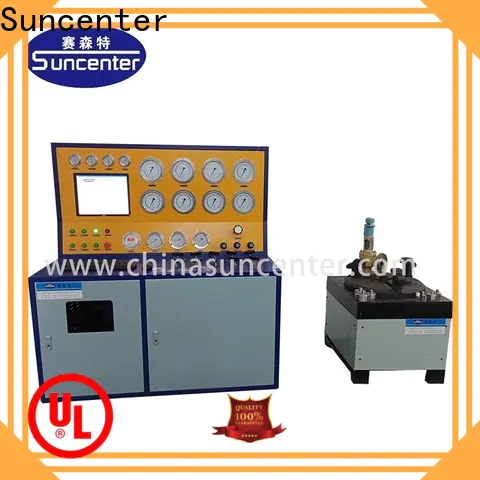 Suncenter professional valve test bench in china for factory
