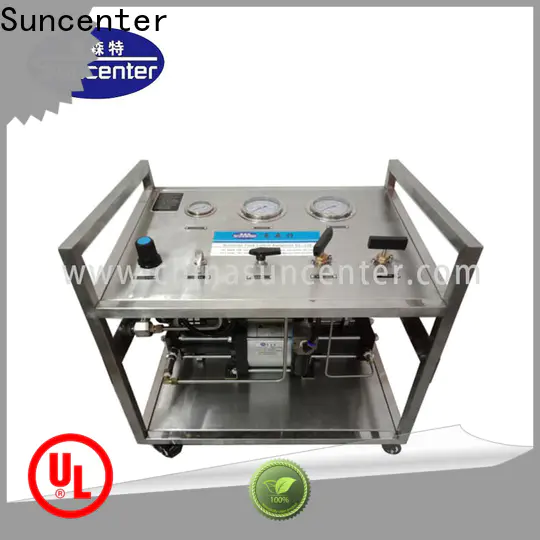 Suncenter bench hydrostatic pressure test bulk production for safety valve calibration