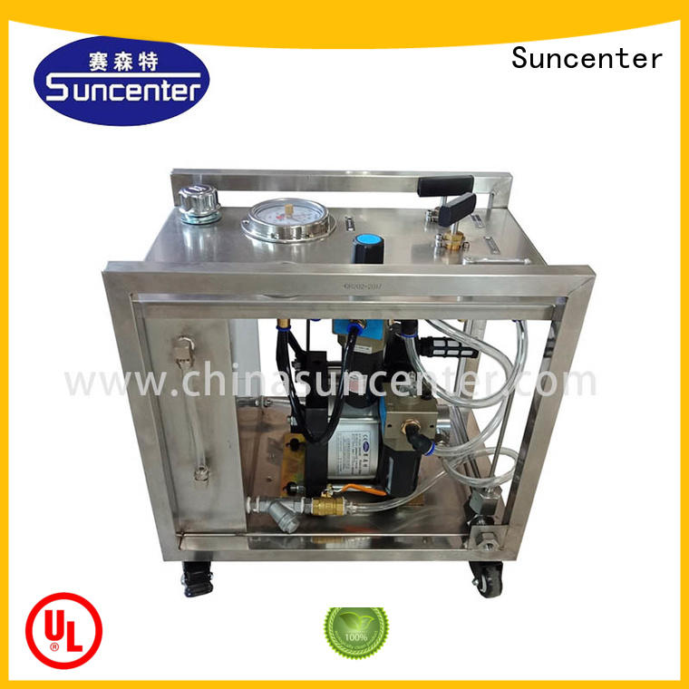 Suncenter chart hydrostatic testing marketing for machinery