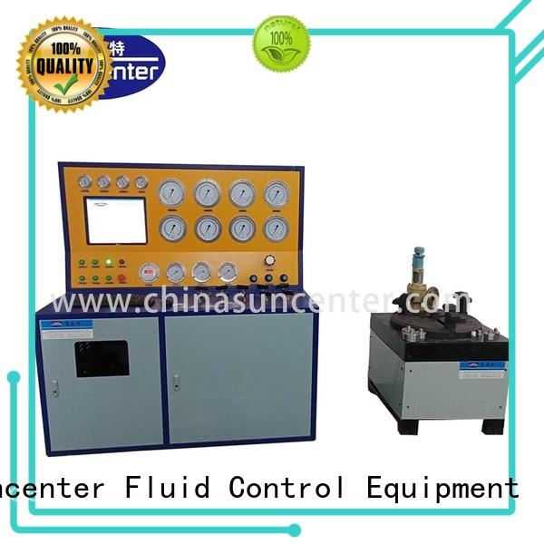 Suncenter control valve test bench free design for industry