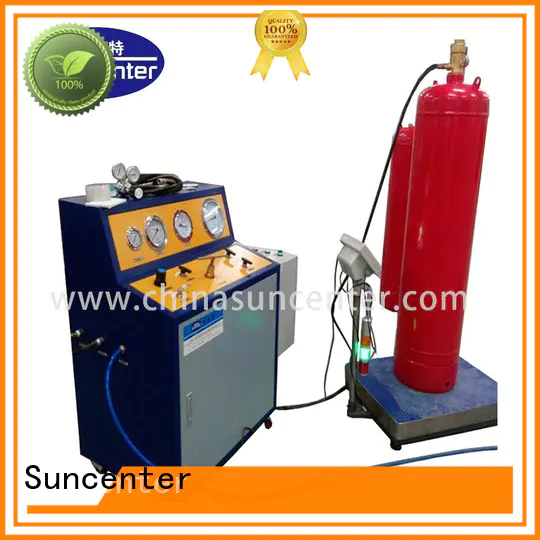 Hot extinguisher co2 filling machine fire extinguisher hosepipes filling Suncenter Brand