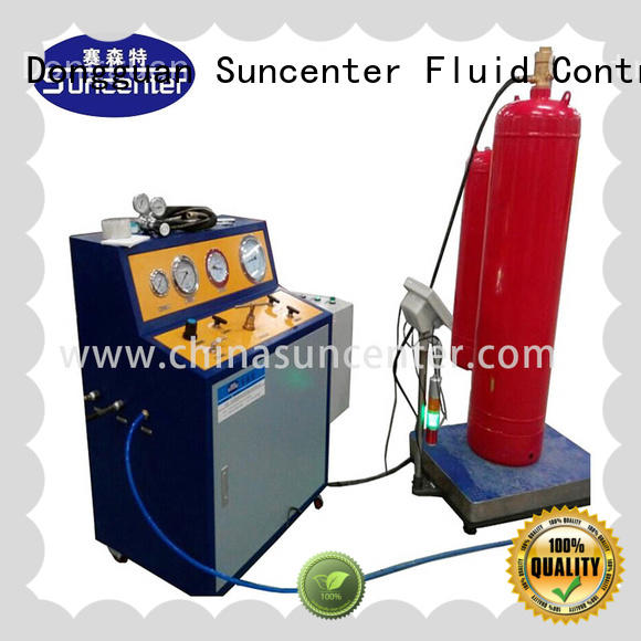 Suncenter high-energy fire extinguisher refill station filling for fire extinguisher