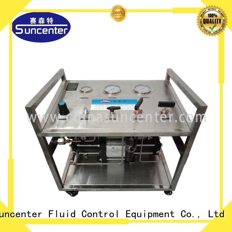 Suncenter system nitrogen pumps from manufacturer for safety valve calibration